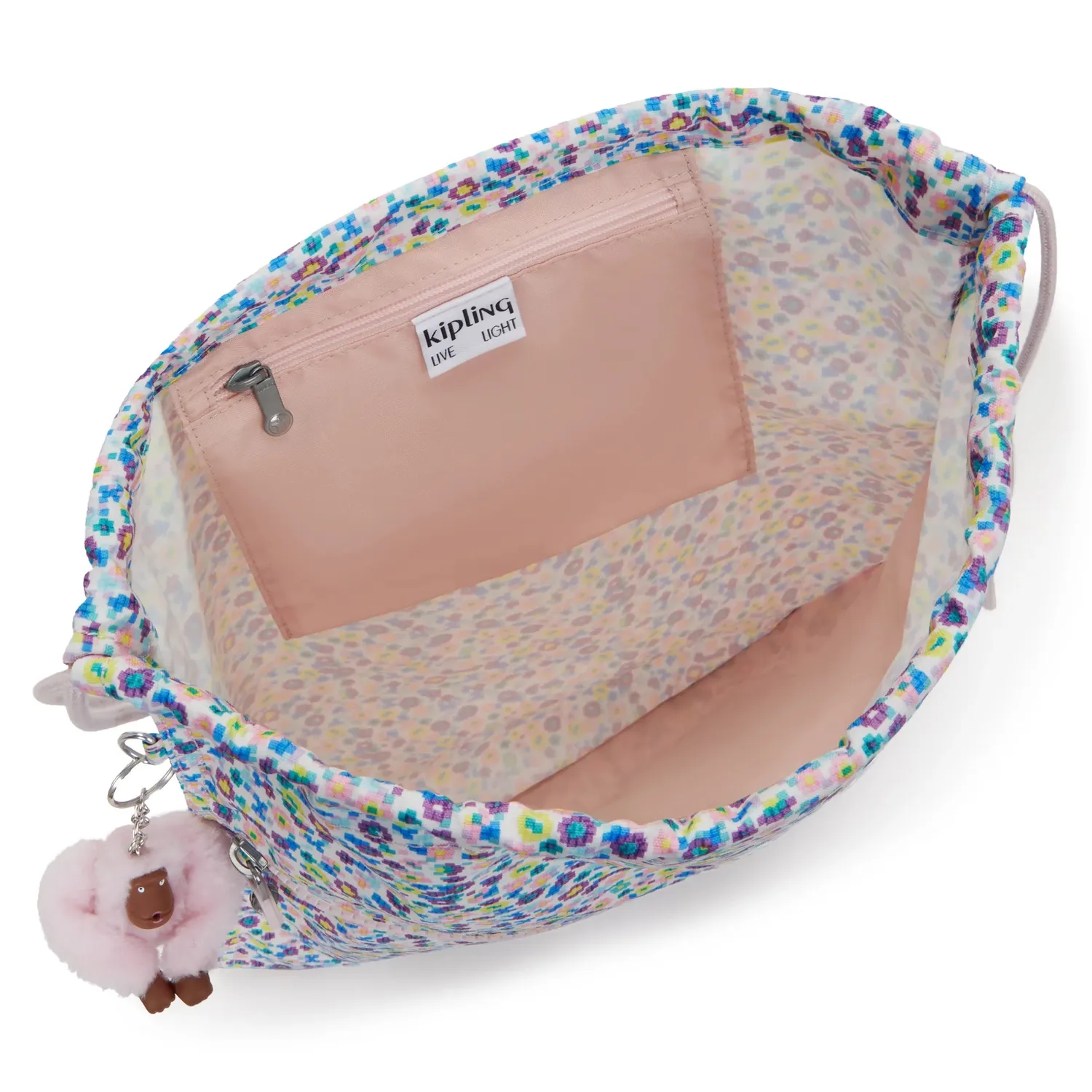 Kipling Supertaboo turnzak Digi Flower Print Medium waterafstotend