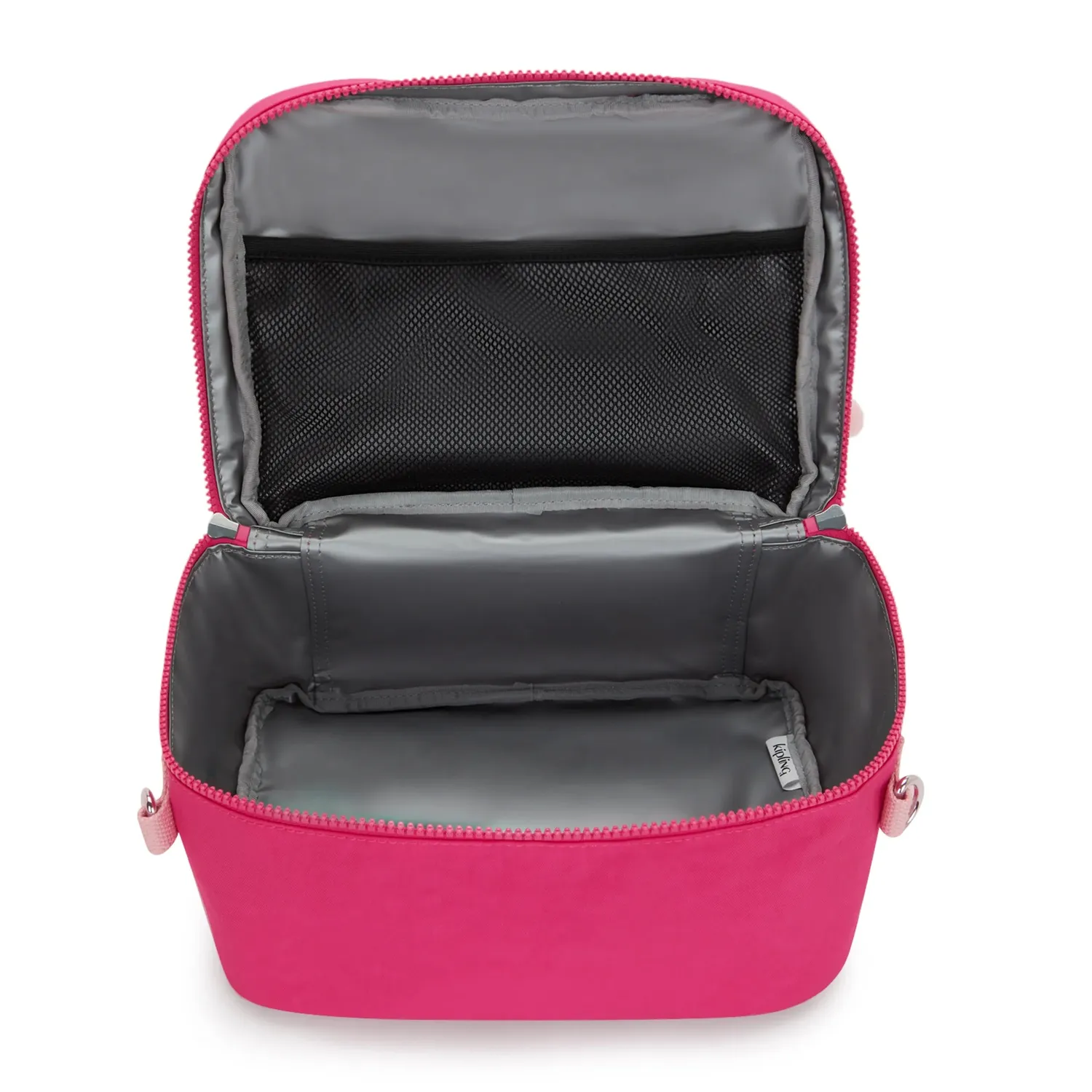 Kipling Miyo lunchtas Groot Intense Rose geïsoleerd