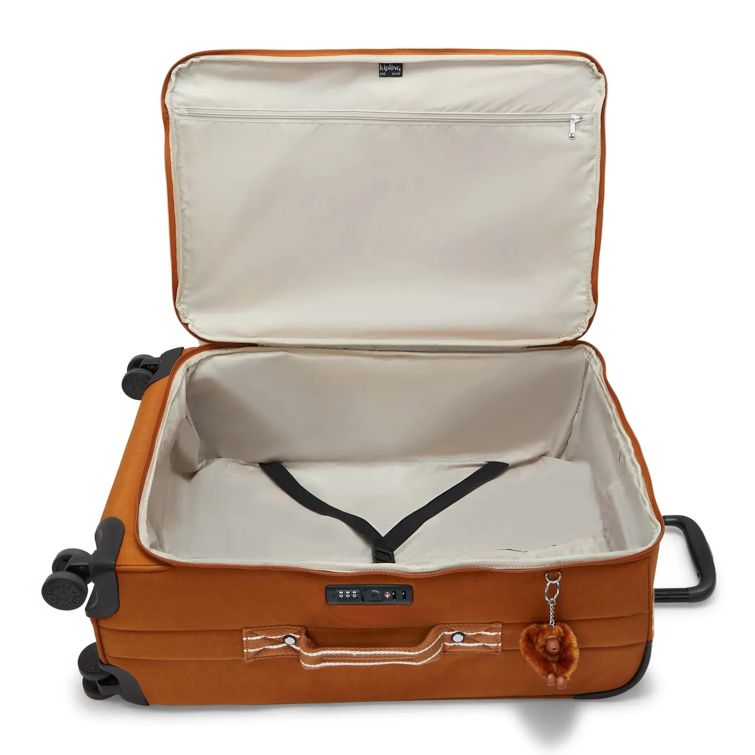 Kipling Jet M koffer Stylish Mokka Medium 4 wielen