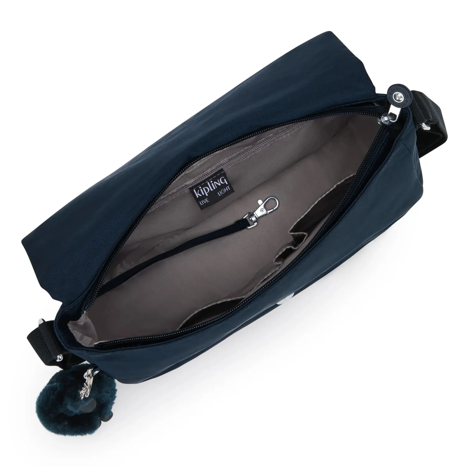 Kipling Earthbeat M schoudertas Blue Bleu 2 Medium licht