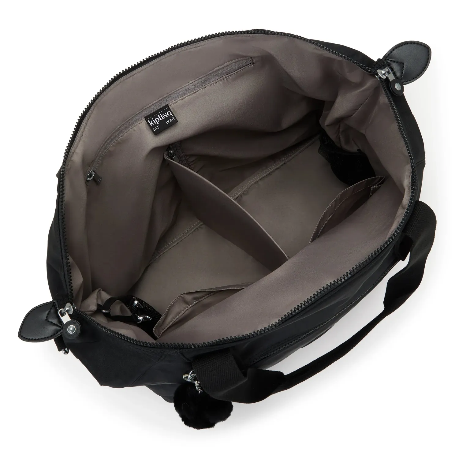 Kipling New Art M luiertas groot Black Noir met matje