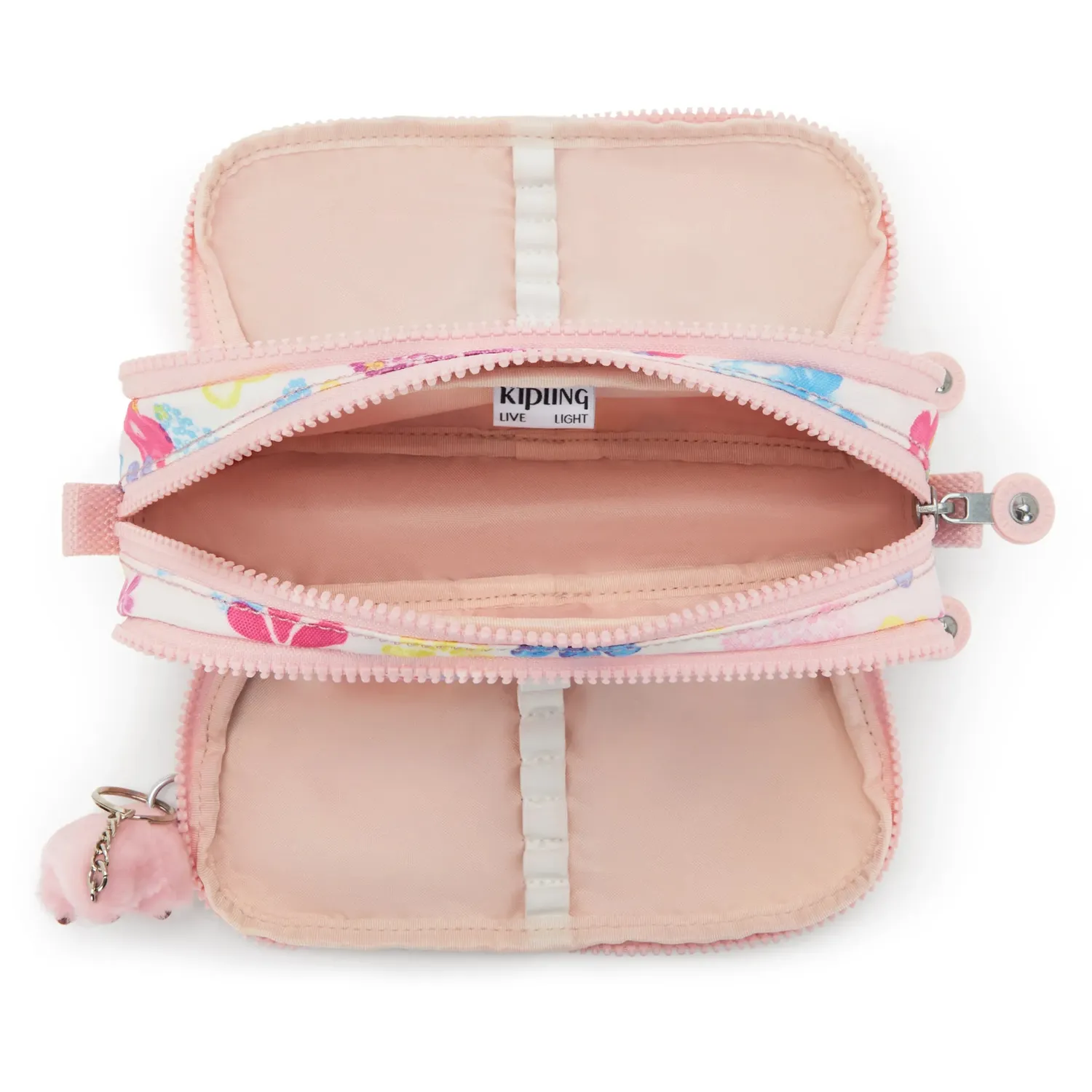 Kipling Gitroy pennenzak groot Flower Stamp 32 penlussen