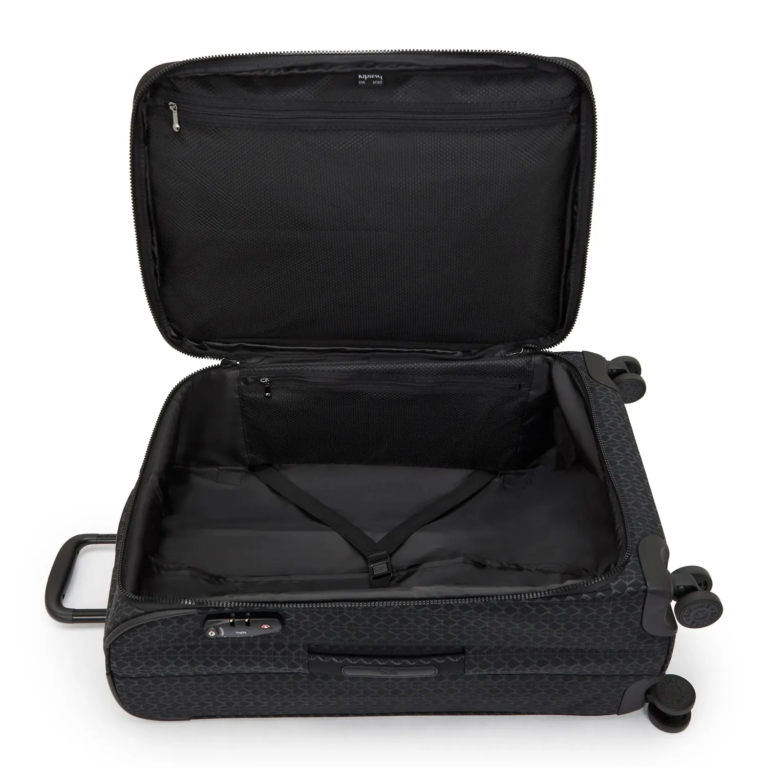 Kipling New Youri Spin M koffer medium Signature Emb