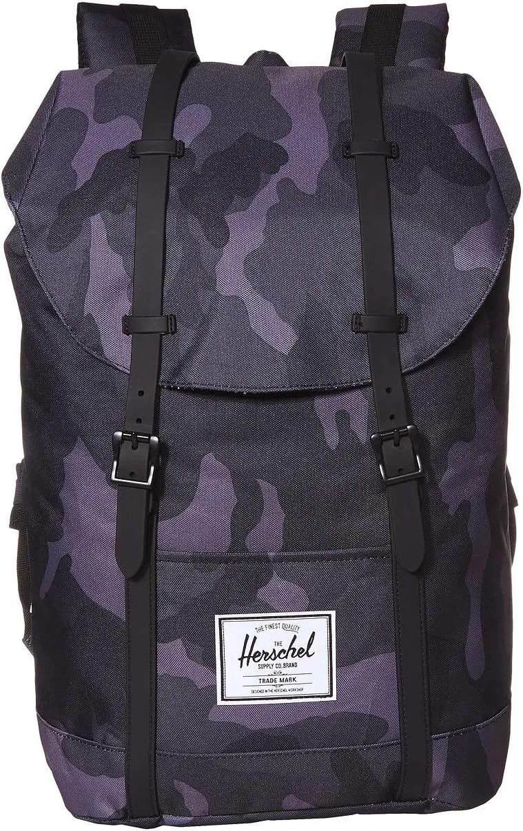 Herschel Retreat Classic 19.5L rugzak Night Camo stevig