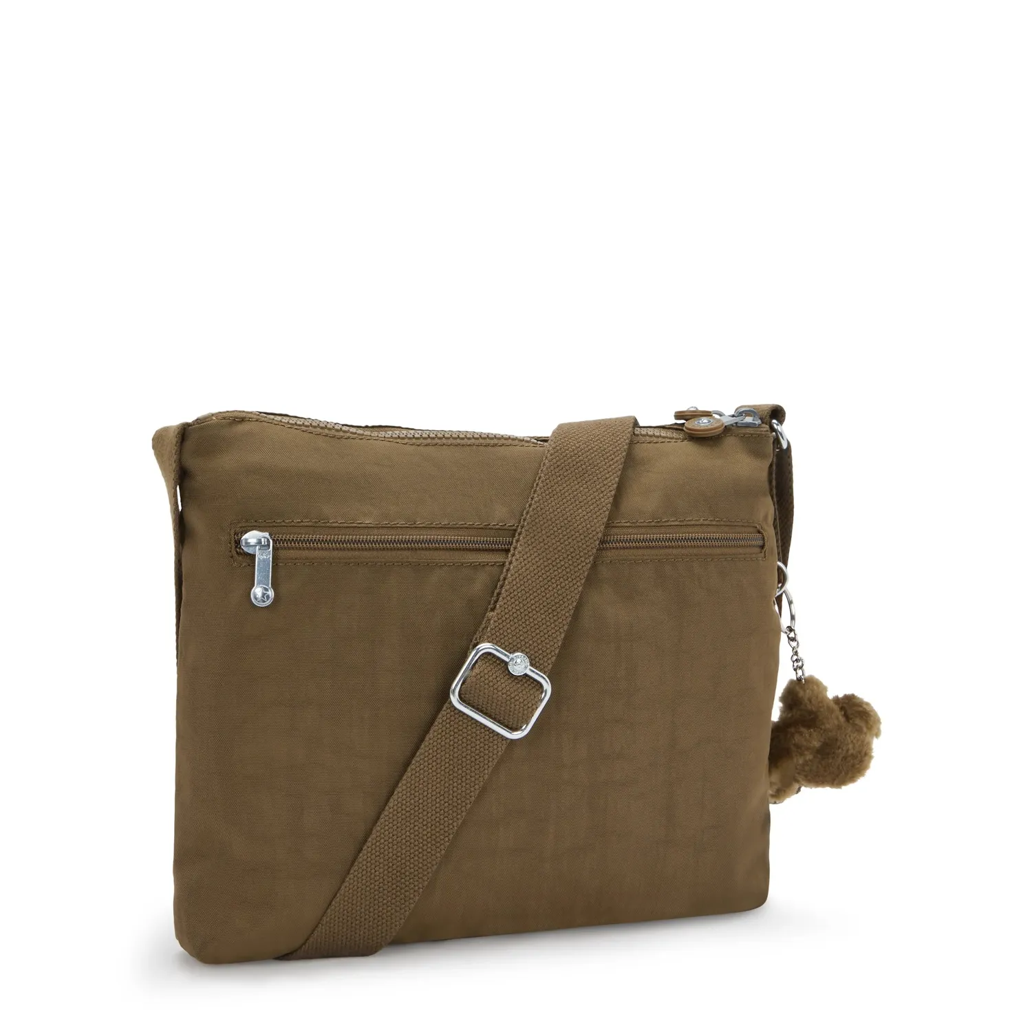 Kipling Alvar Medium schoudertas Smooth Khaki waterafstotend