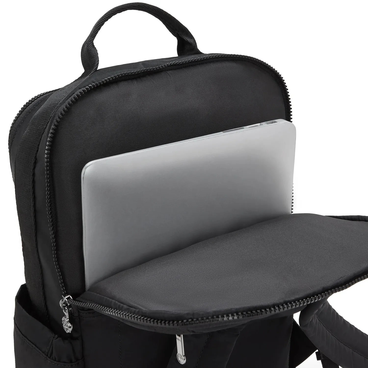 Kipling Biana rugzak Infinite Black laptop trolleyhoes