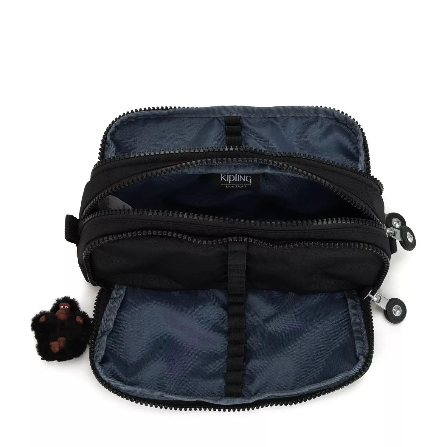 Kipling Gitroy pennenzak groot True Black 32 lussen