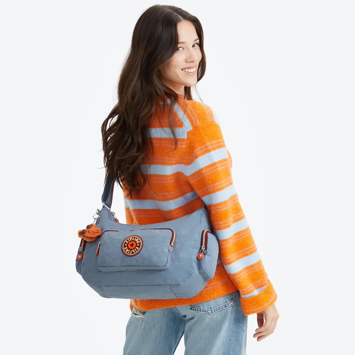 Kipling Gabbina Energy crossbody Energy Blue medium