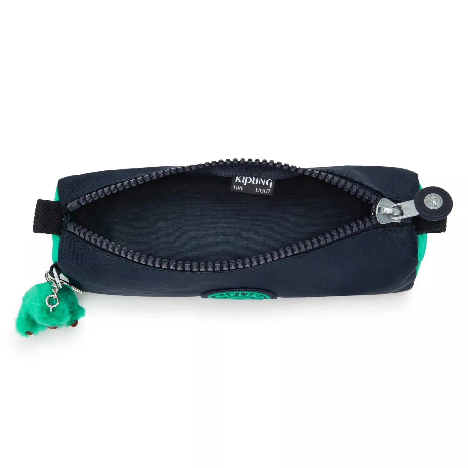 Kipling Freedom pennenzak Medium Blue Green Block nylon