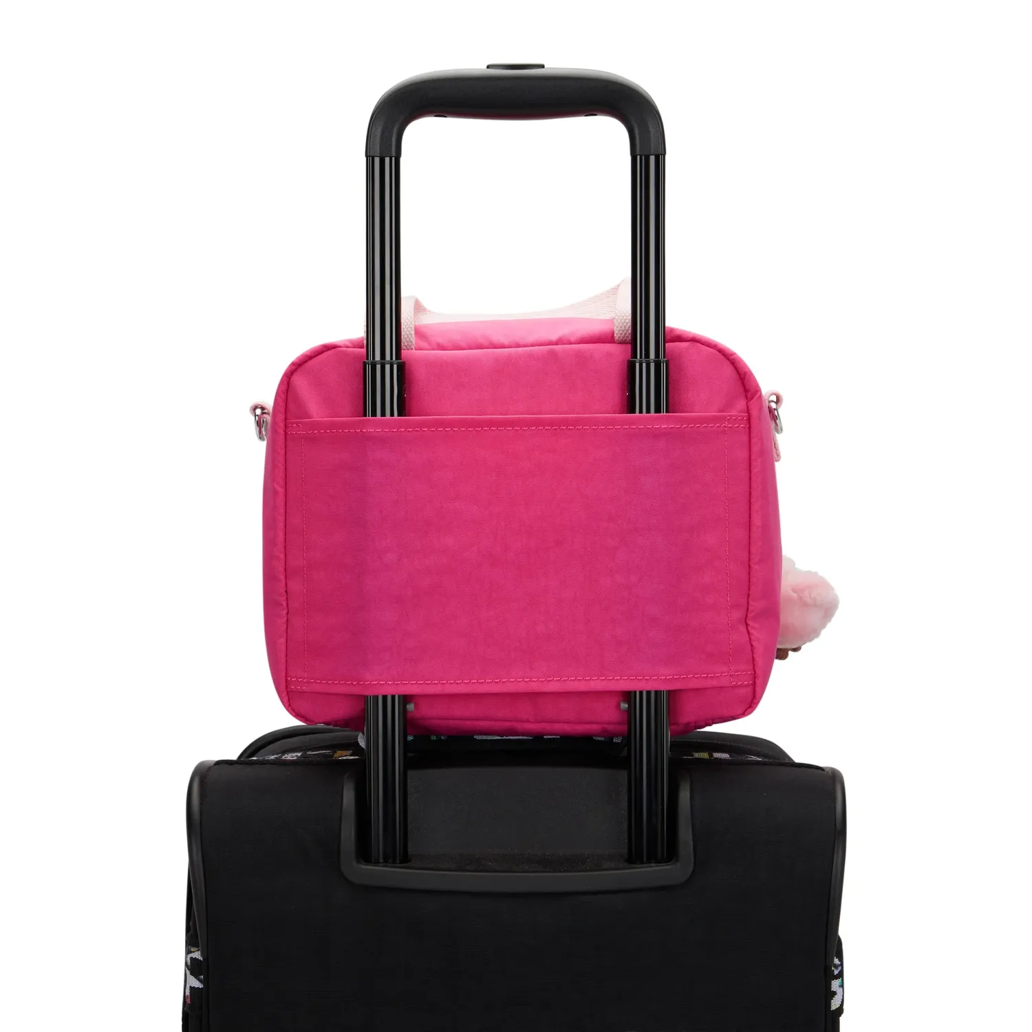 Kipling Miyo lunchtas Groot Intense Rose geïsoleerd