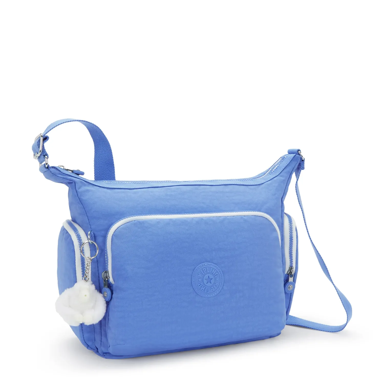 Kipling Gabb crossbodytas Groot Cocktail Blue lichtgewicht