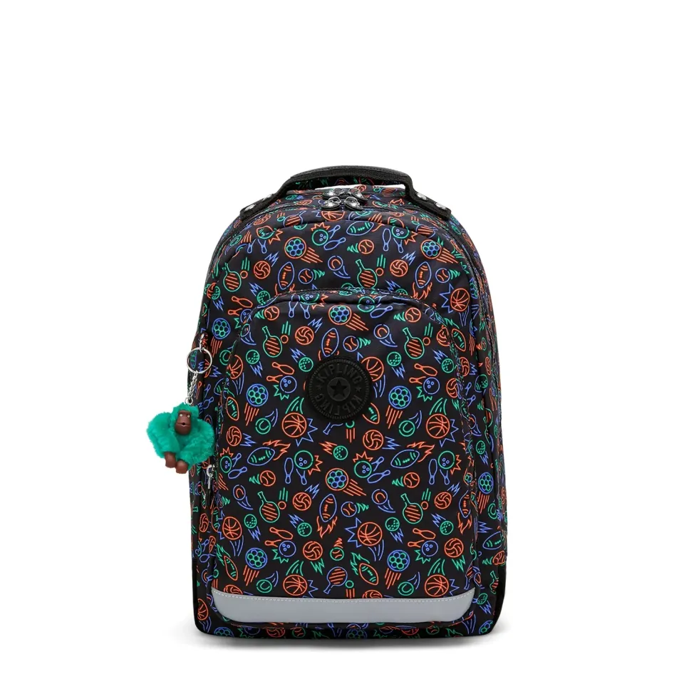 Kipling Class Room rugzak Groot Sport Doodle met laptopvak