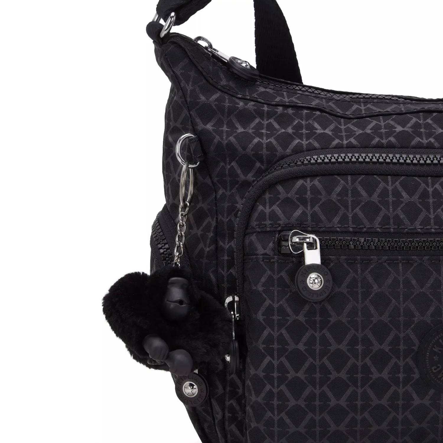 Kipling Gabbie S schoudertas Signature Emb klein reliëf
