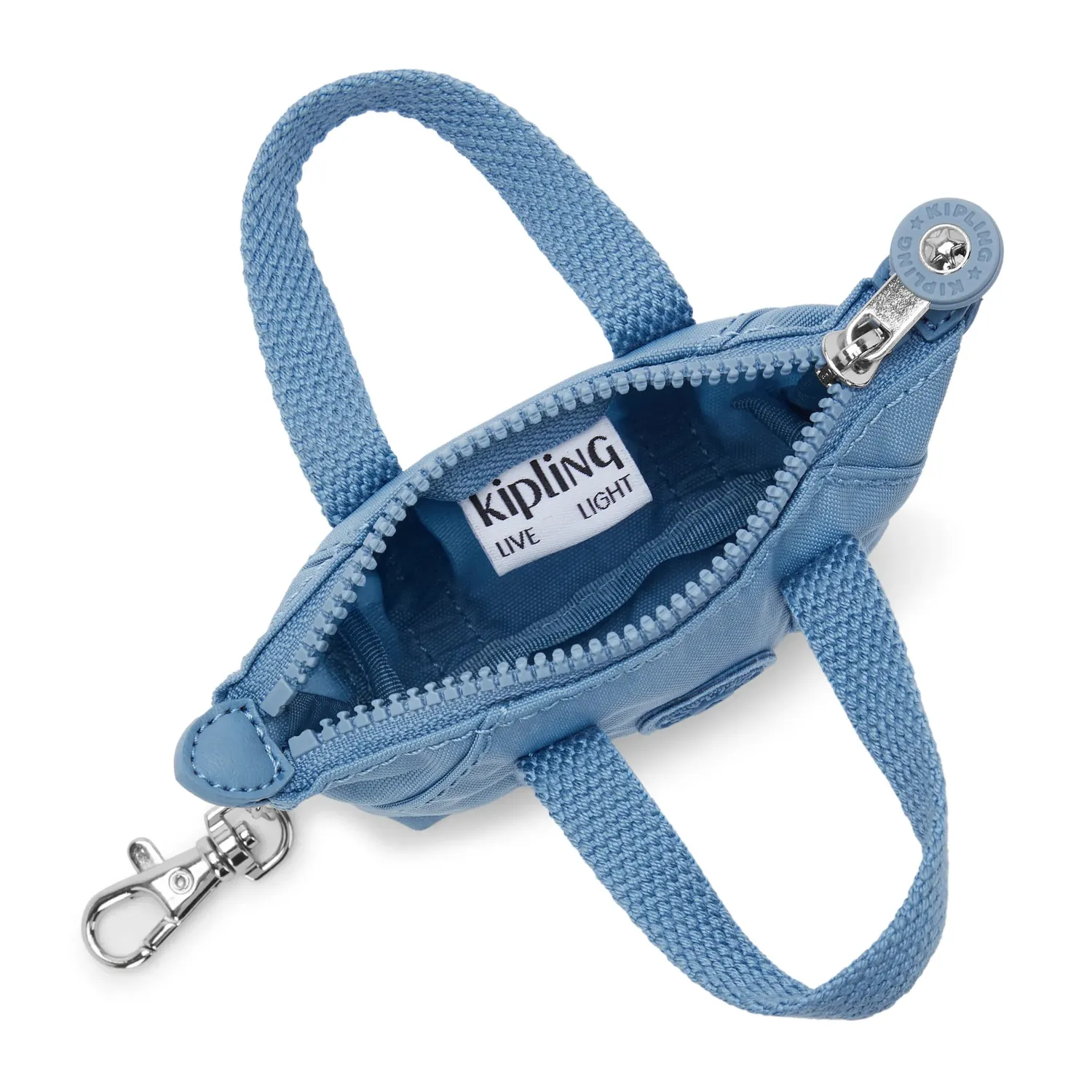 Kipling Mini Art portemonnee extra klein Vintage Blue ritsvak