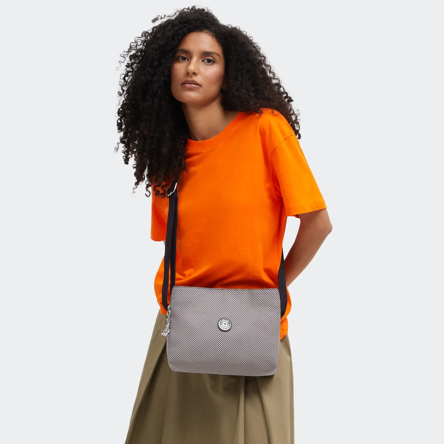 Kipling Fabya crossbodytas Diagonal Jacquard medium