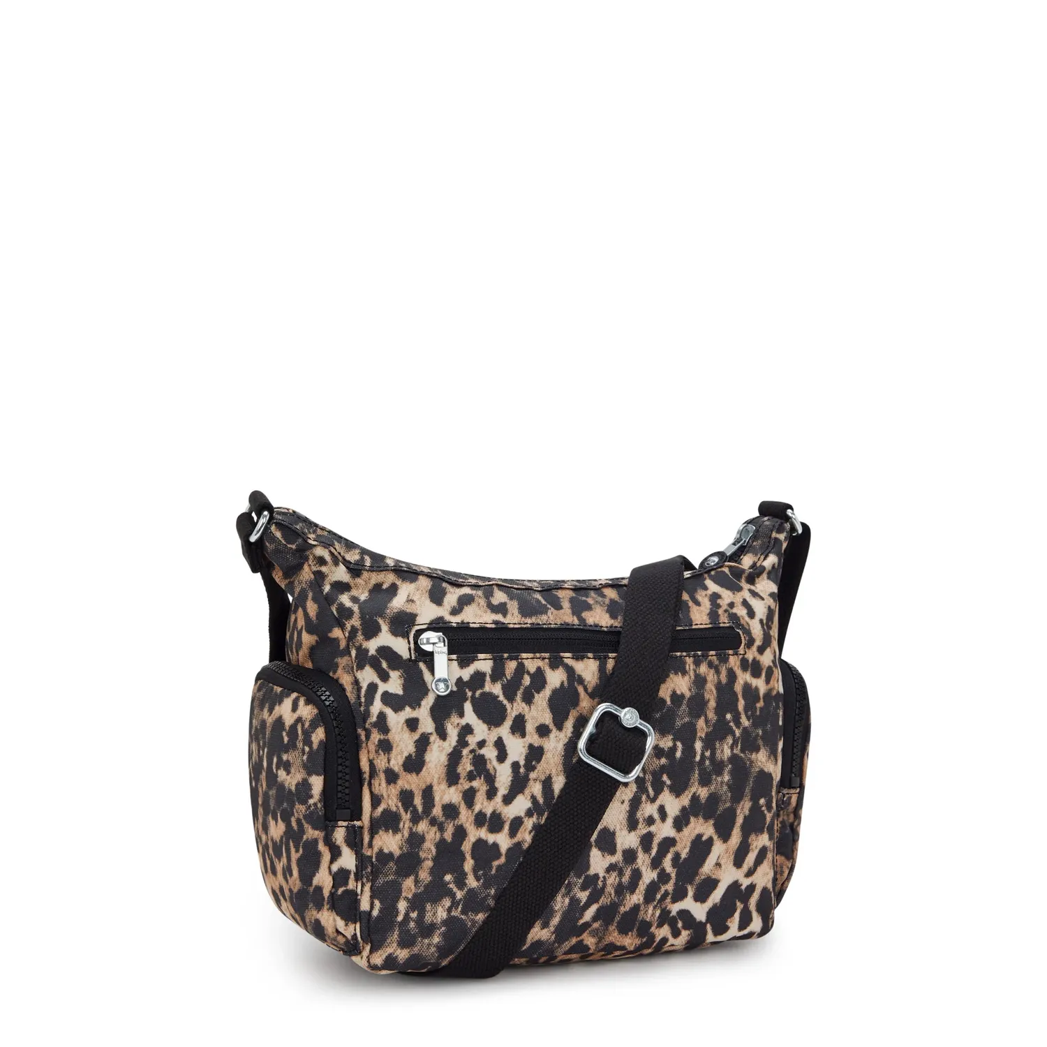 Kipling Gabb S crossbodytas Medium Wild Leopard met ritsvakken