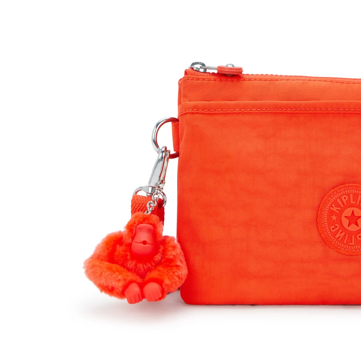 Kipling Riri crossbodytas Klein Open Orange oranje