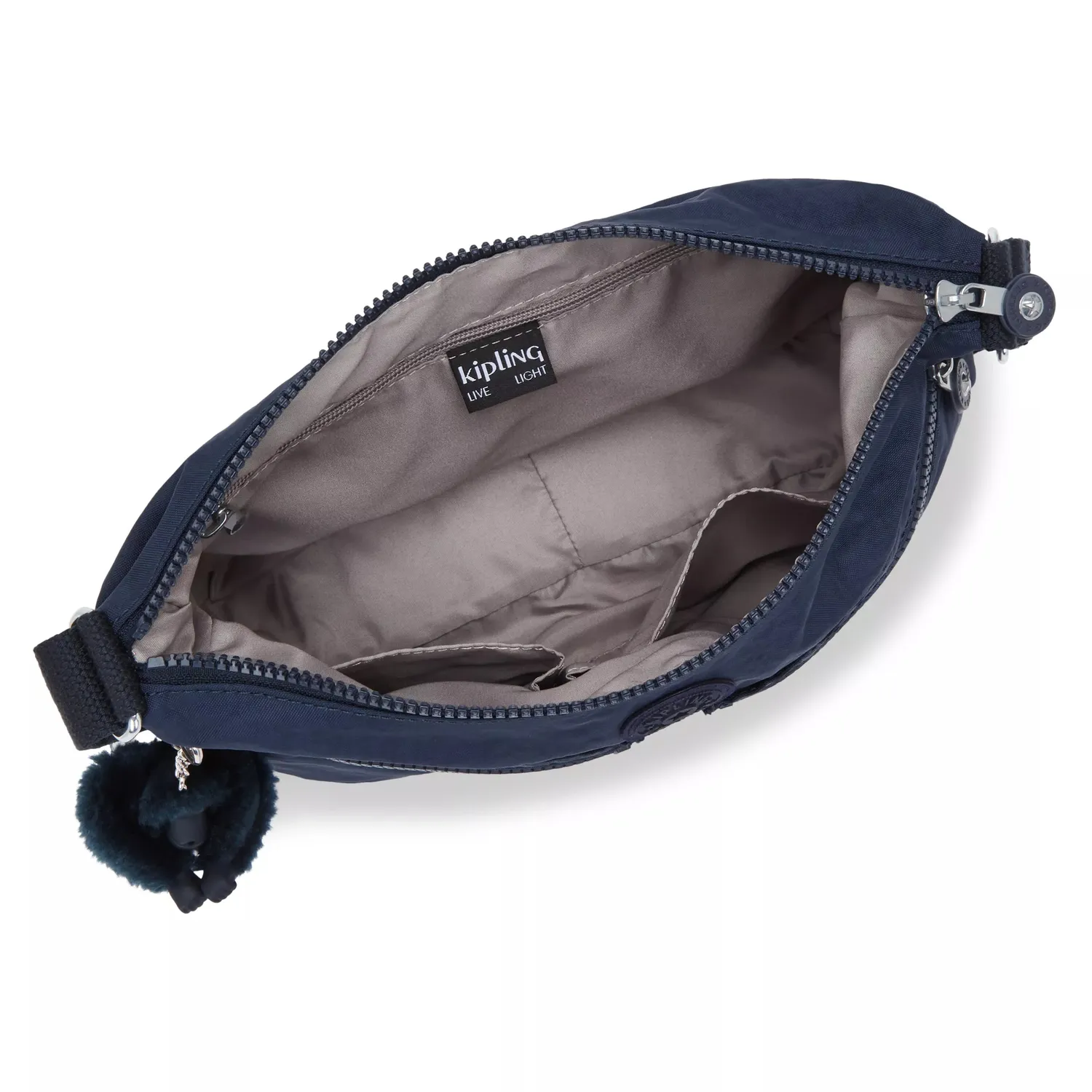 Kipling Izellah schoudertas Blue Bleu 2 Medium waterafstotend