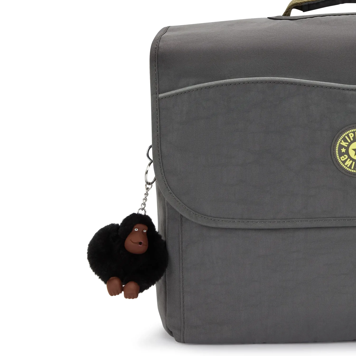 Kipling Codie M rugzak Back to Grey medium A4 flessen