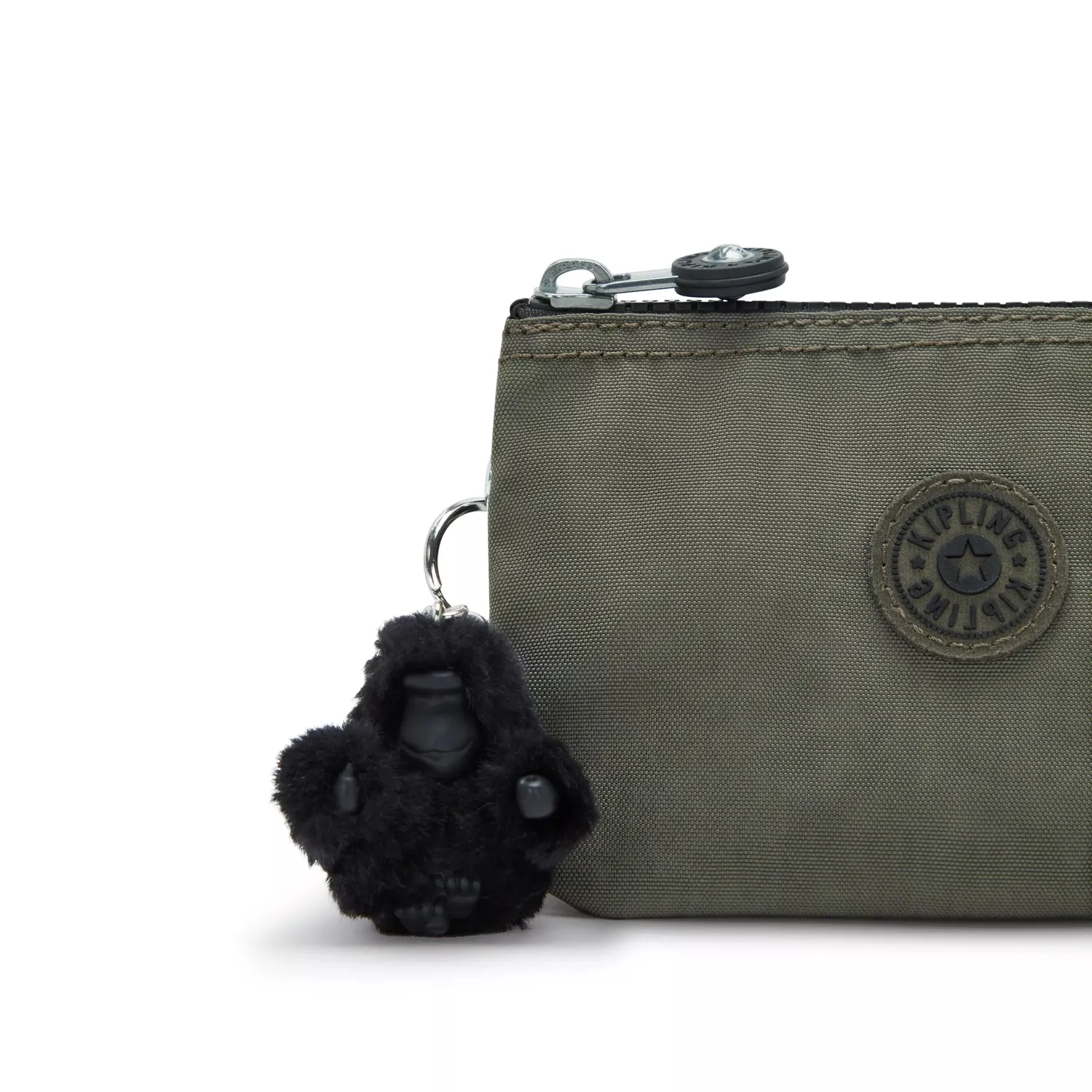 Kipling Creativity S portemonnee Green Moss Klein met ritsvak
