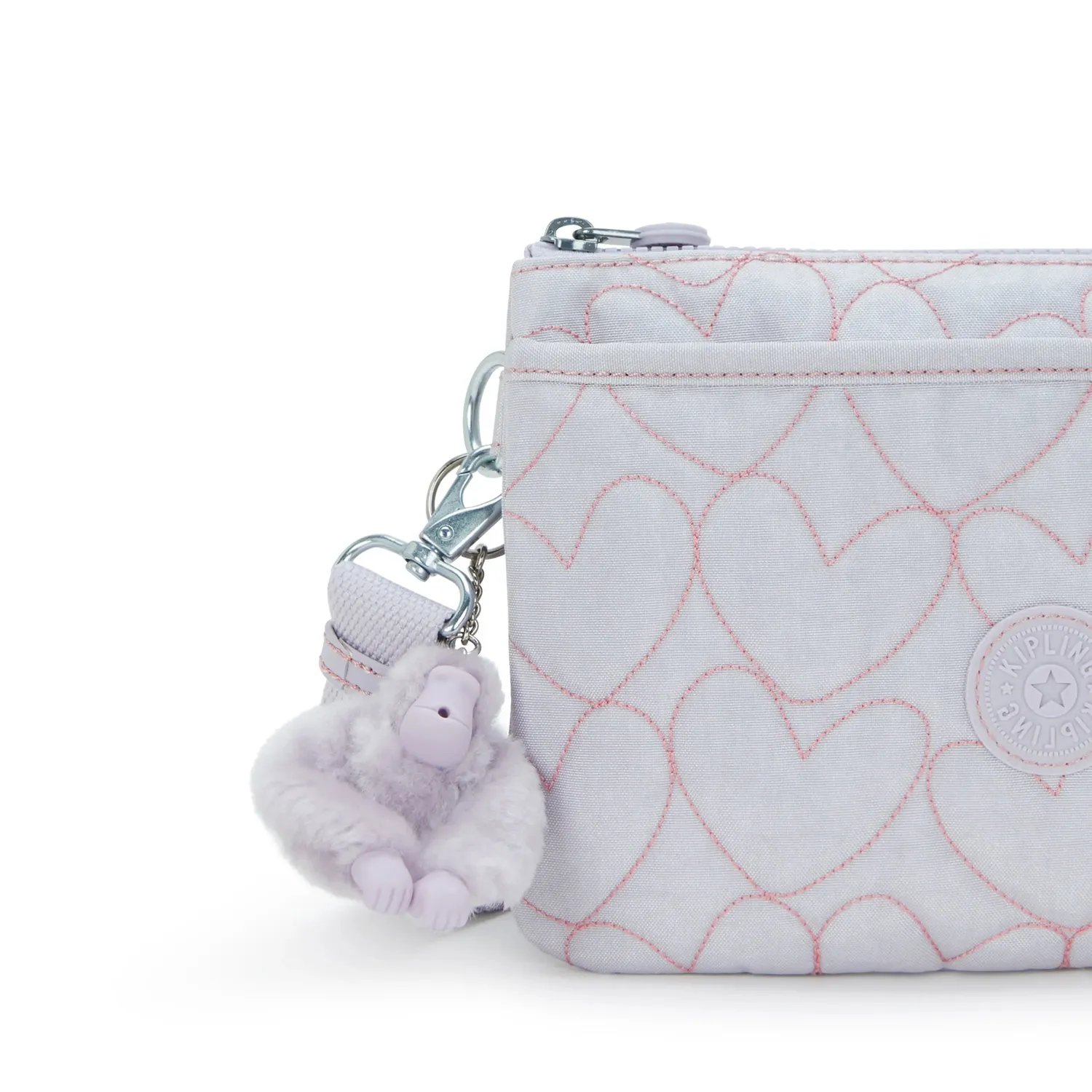 Kipling Riri crossbodytas Klein Hearts Shimmer waterafstotend