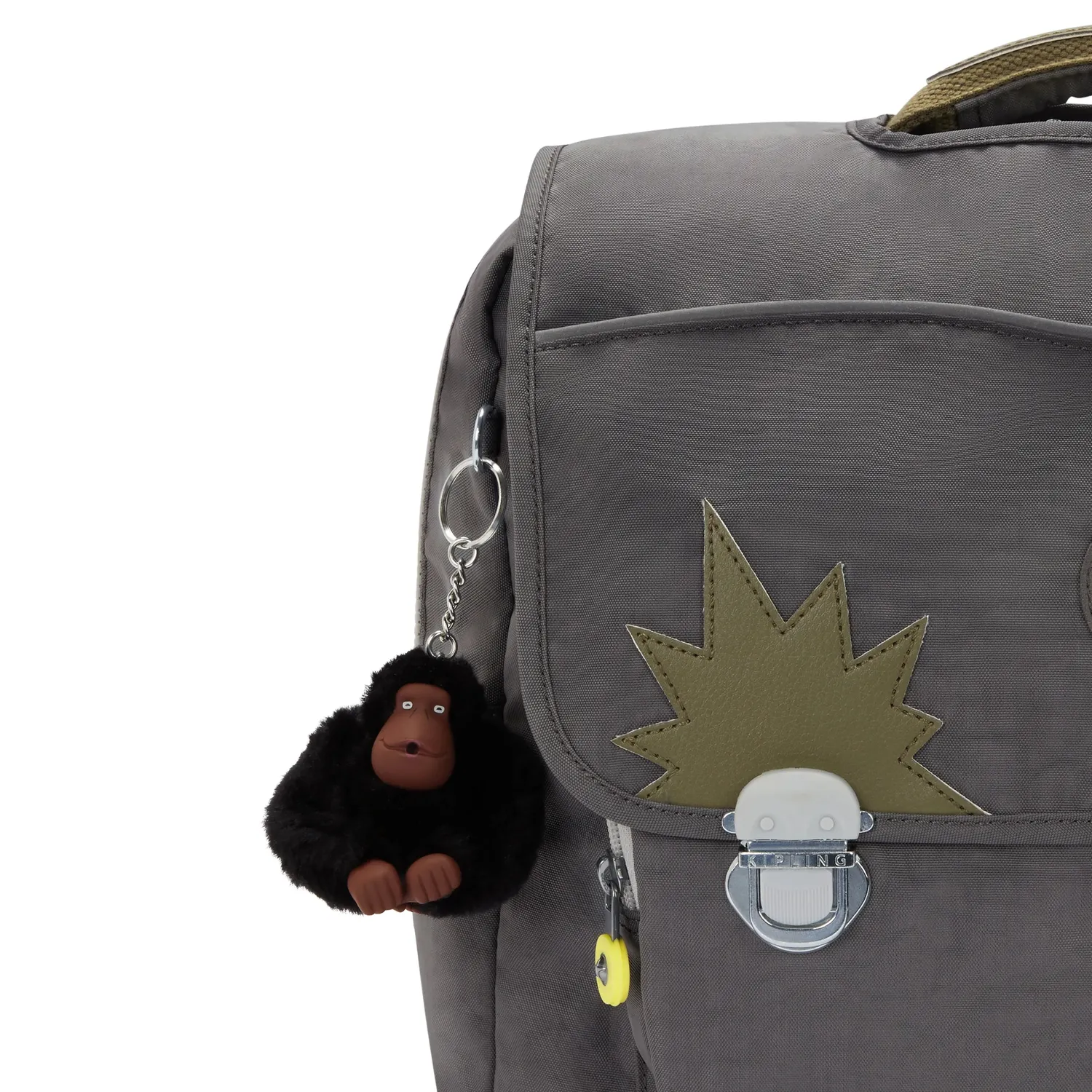 Kipling Iniko schoolrugzak Medium Back to Grey waterafstotend