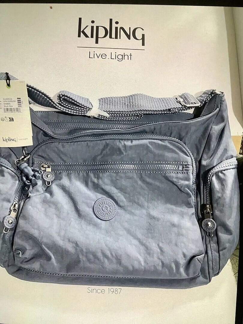 Kipling Gabbie schoudertas Medium Signature Emb ruim