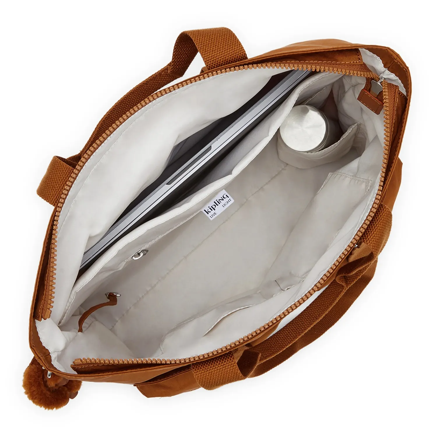 Kipling India shopper stylish mokka groot laptopvak
