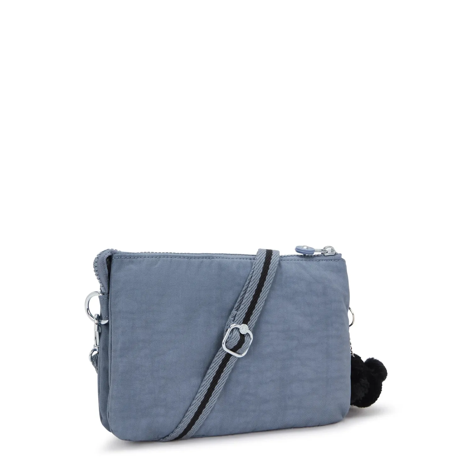 Kipling Riri crossbody klein Blue Stone met ritsvakken