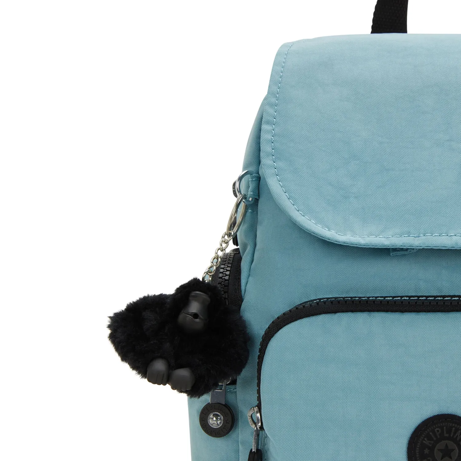 Kipling City Zip Mini rugzak Muted Sage veel vakken