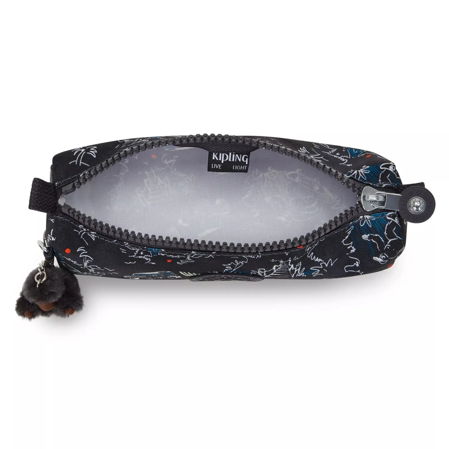 Kipling Freedom pennenzak Medium Jungle Fun Race nylon