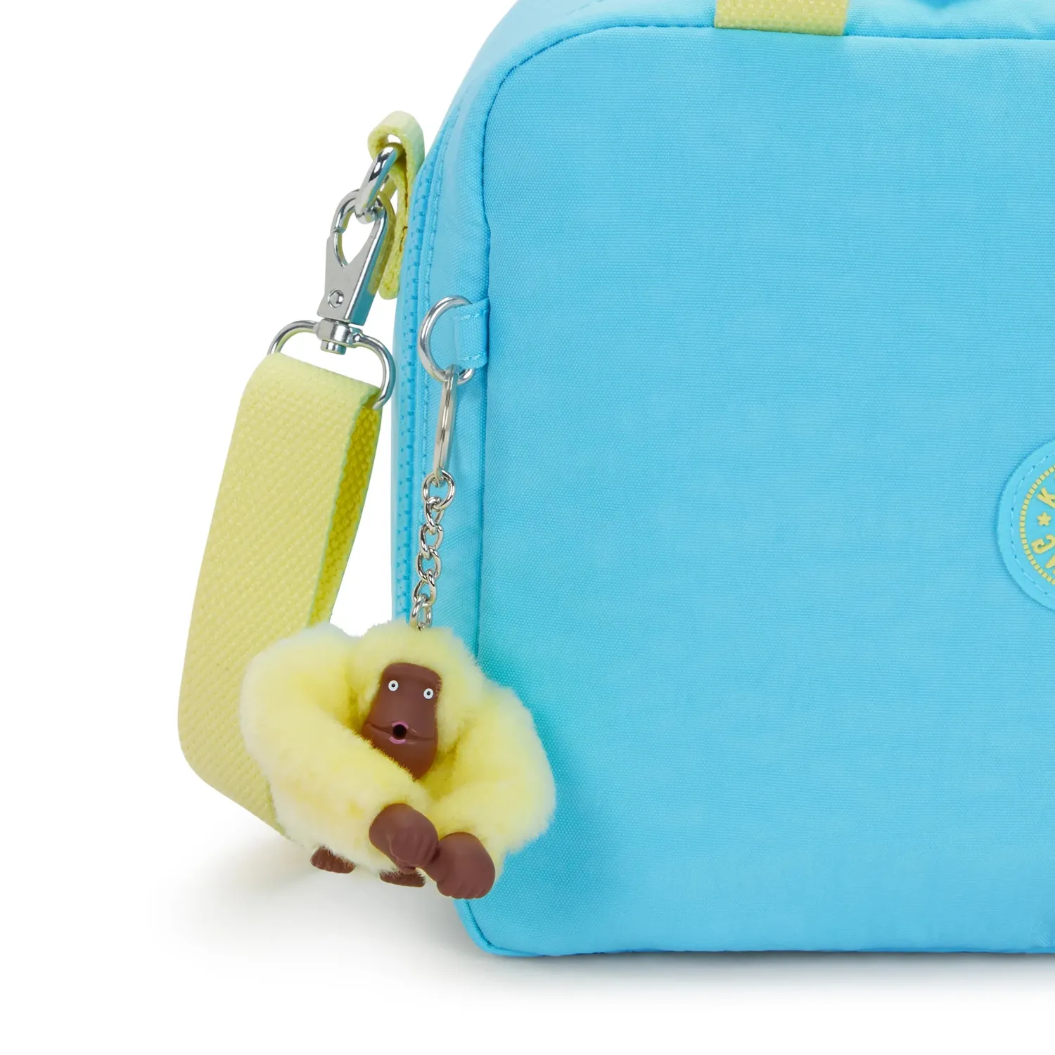 Kipling Miyo lunchtas Groot Splash Blue geïsoleerd