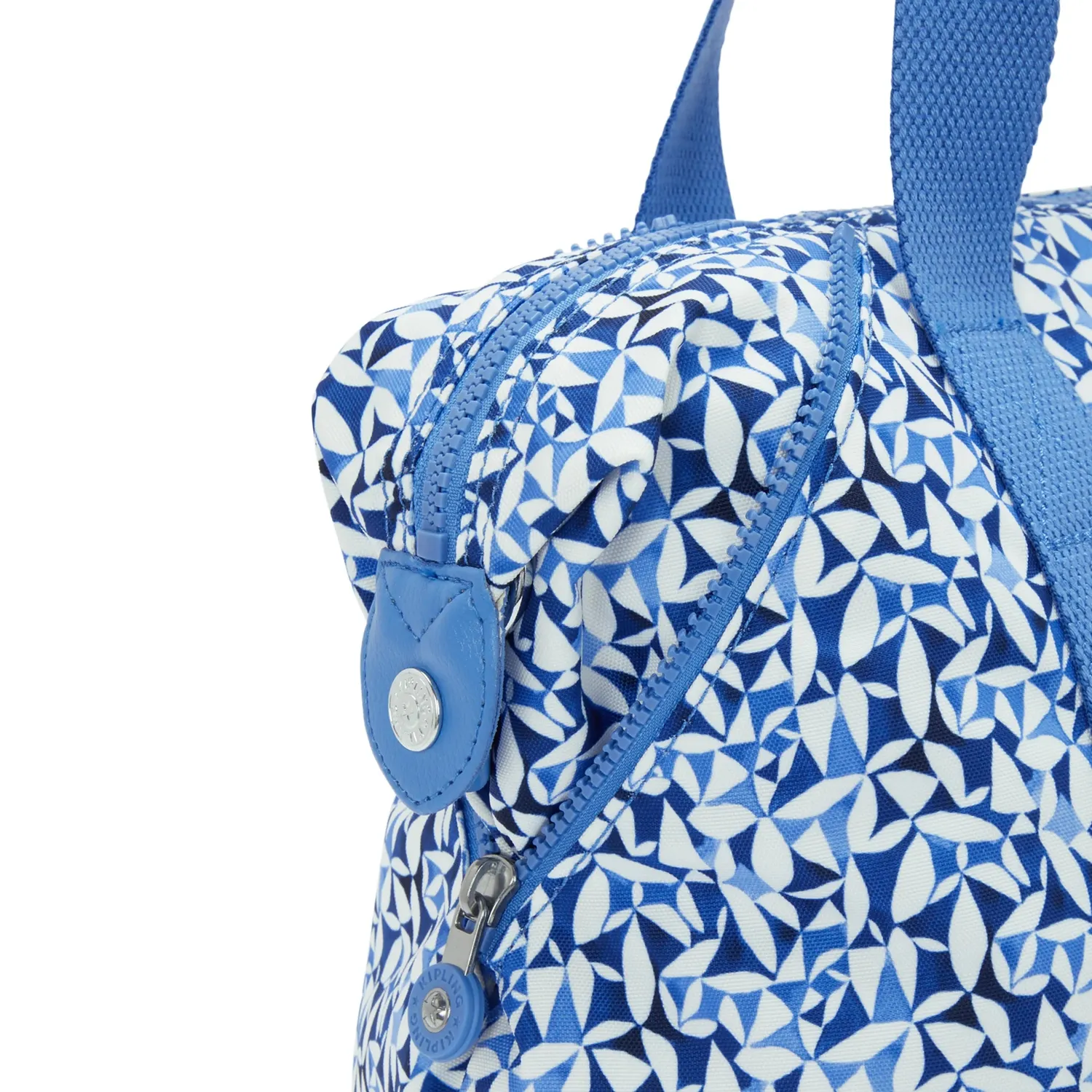 Kipling Art schoudertas Medium Crazy Leaves licht