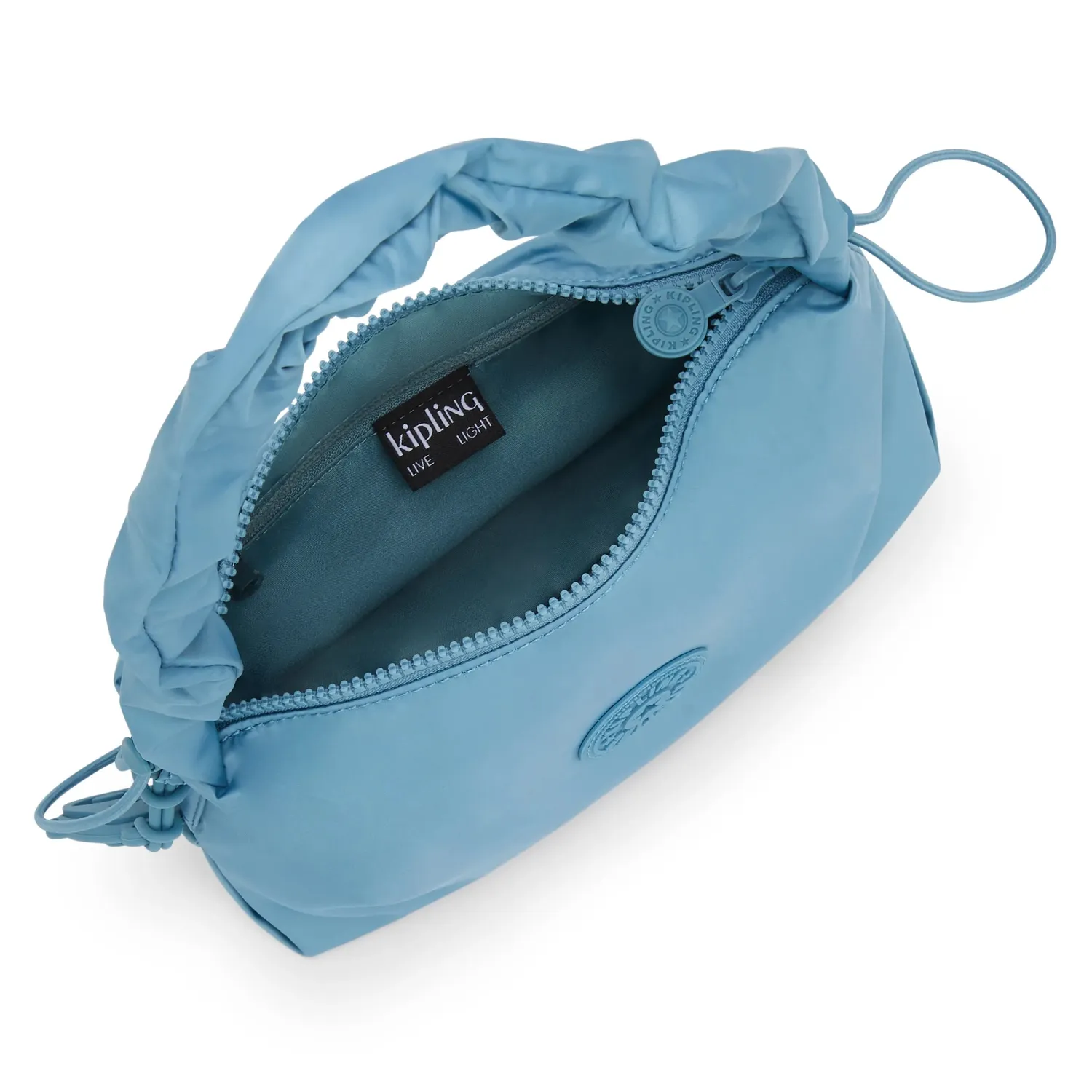 Kipling Eleni kleine schoudertas Sounds Blue met rits