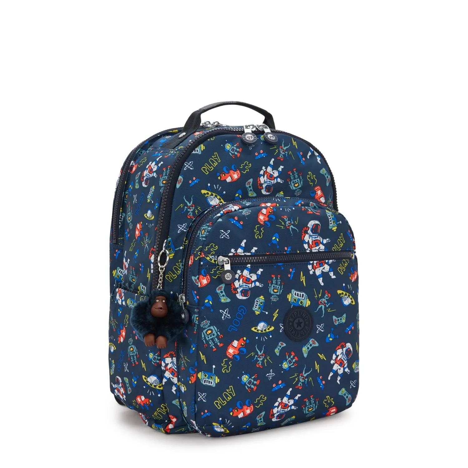 Kipling Seoul College Extra rugzak Groot Space Game