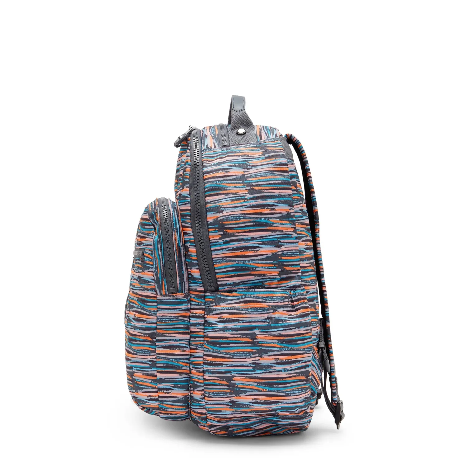 Kipling Seoul rugzak Groot Mineral Stripes licht