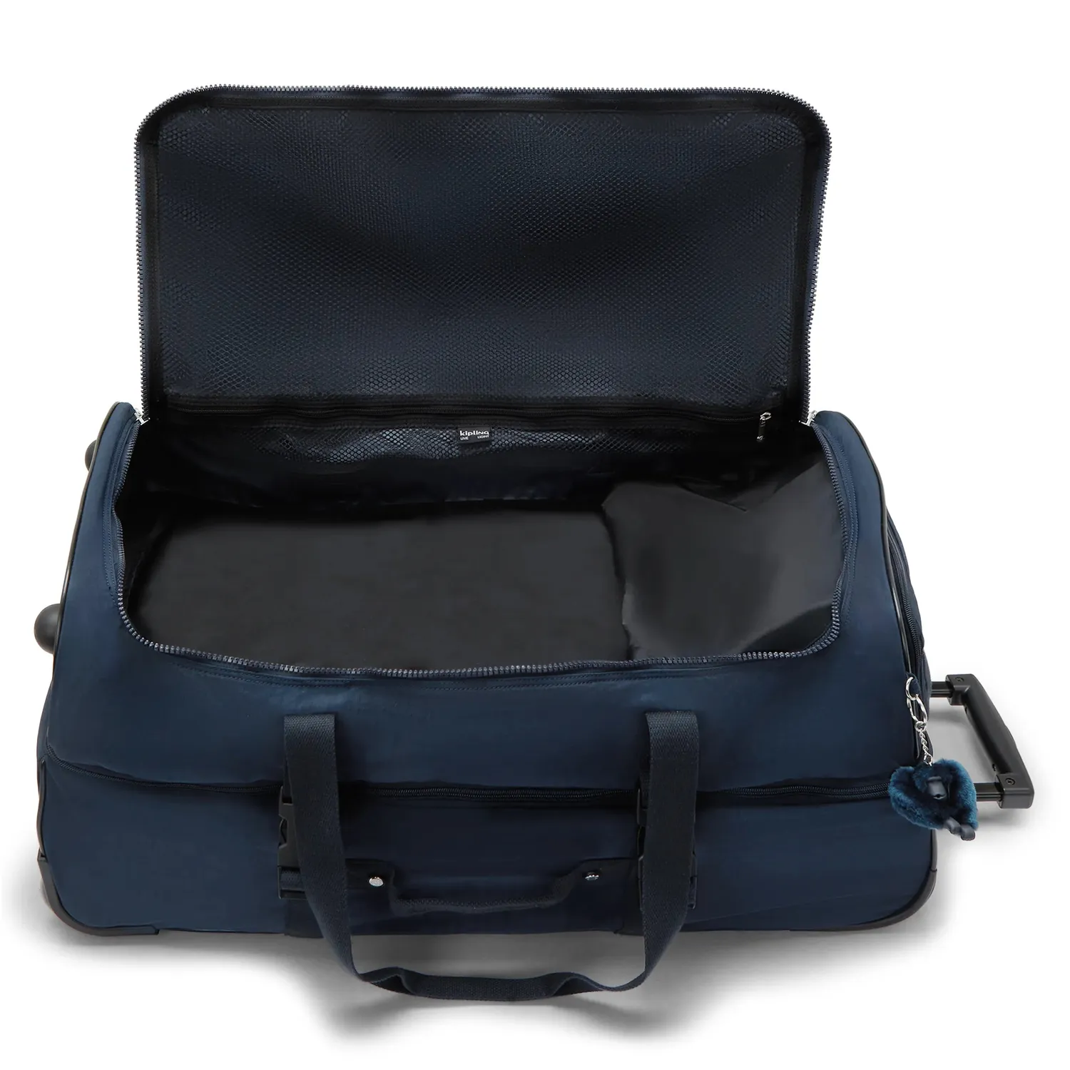Kipling Teagan L koffer Groot Blue Bleu 2 licht