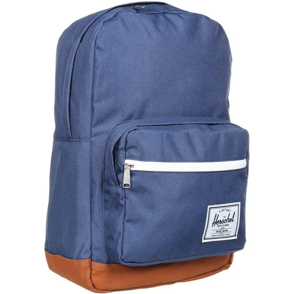 Herschel Pop Quiz Offset rugzak navy tan 15L dagrugzak