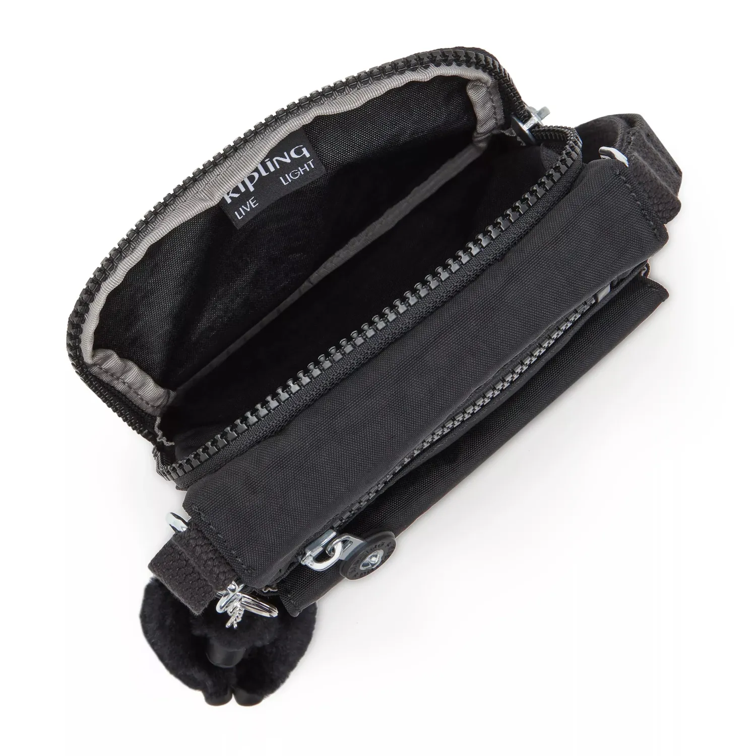Kipling New Eldorado crossbody tas Black Noir klein licht