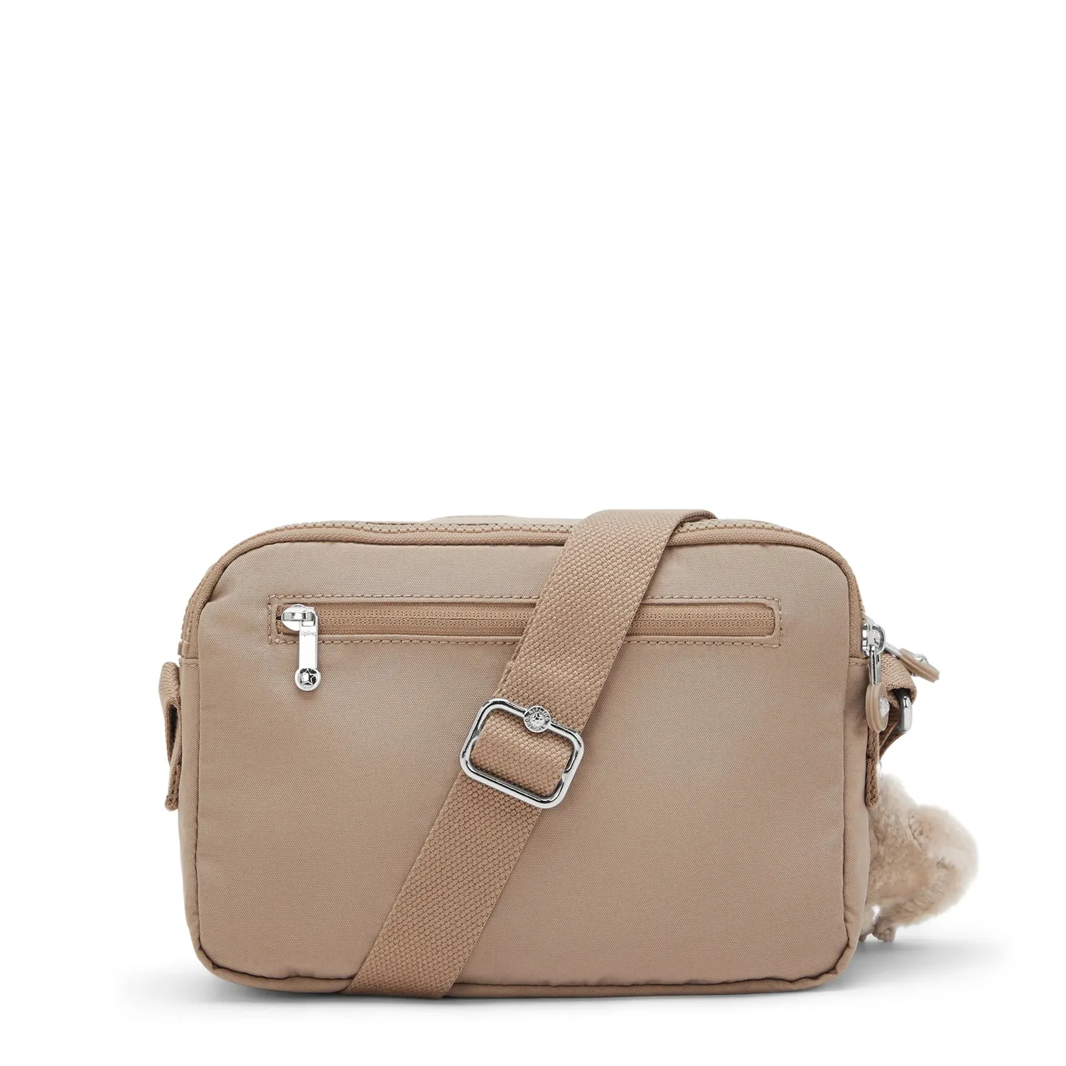 Kipling Abanu M crossbody tas Tan Beige – 2 vakken