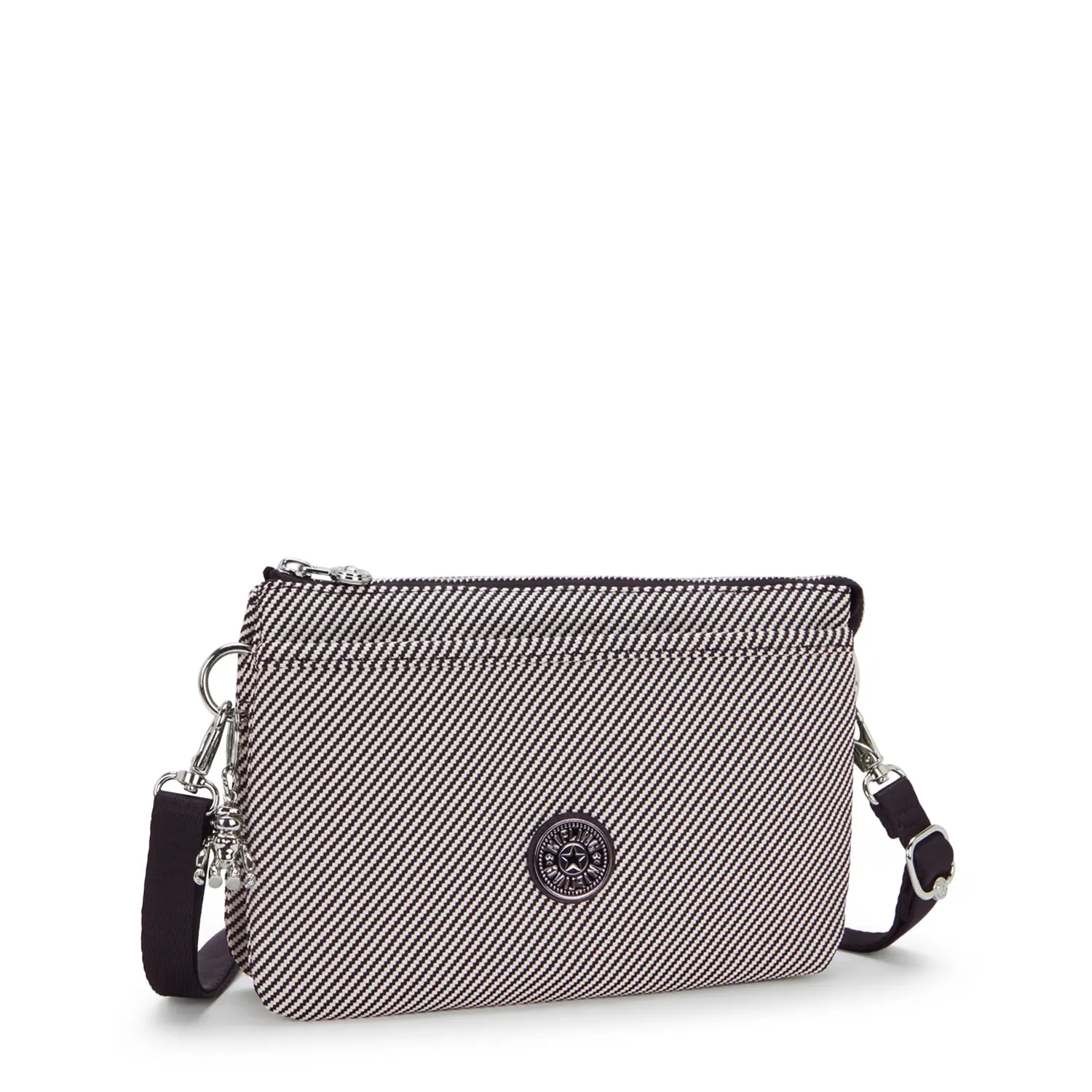 Kipling Riri crossbody klein Diagonal Jacquard hartjes