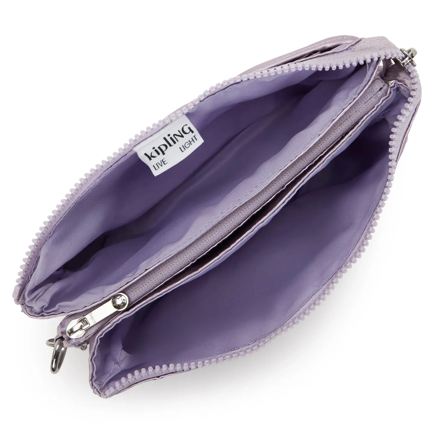 Kipling Riri crossbodytas klein Lilac Metallic Studs metallic