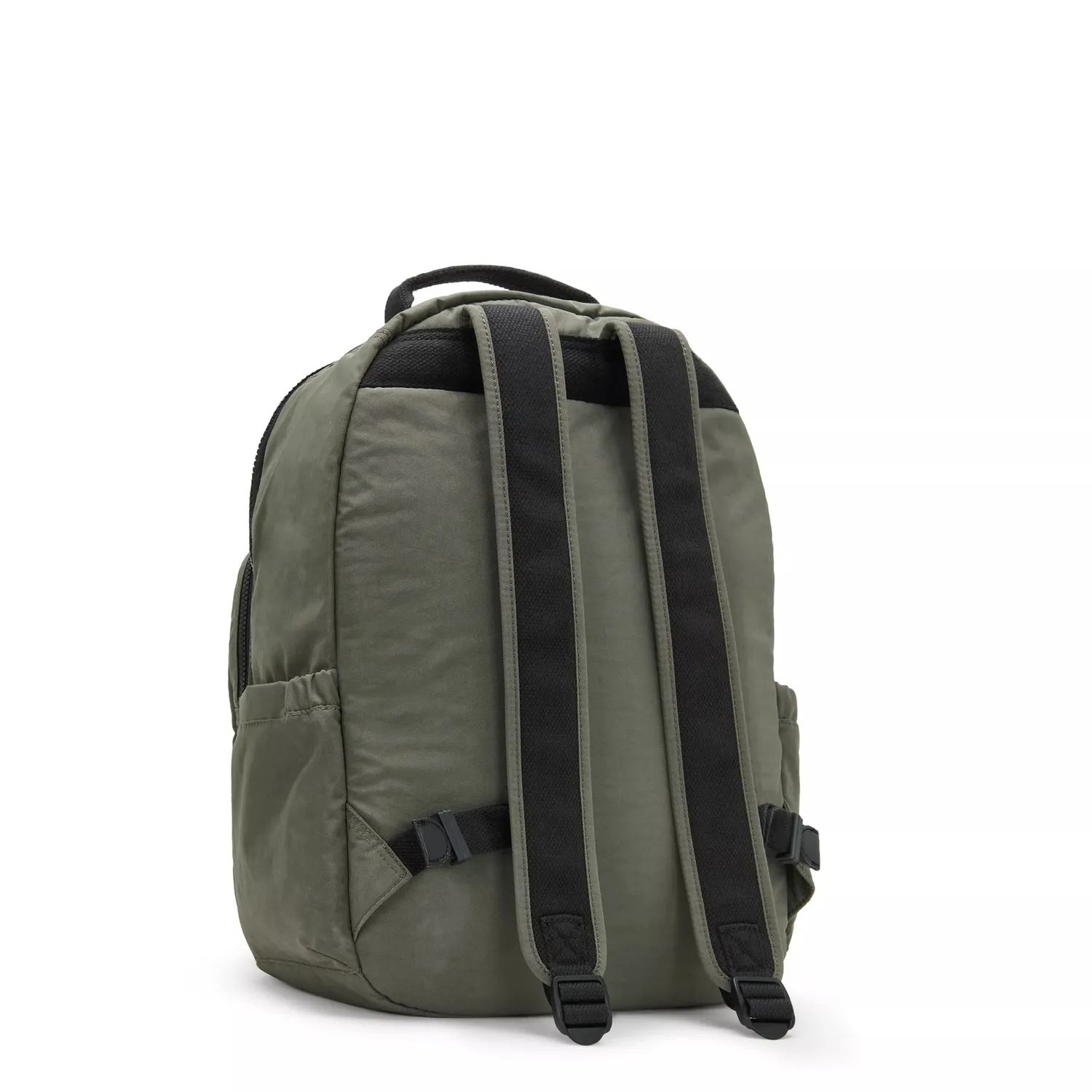 Kipling Seoul rugzak Groot Green Moss met 15 inch laptopvak