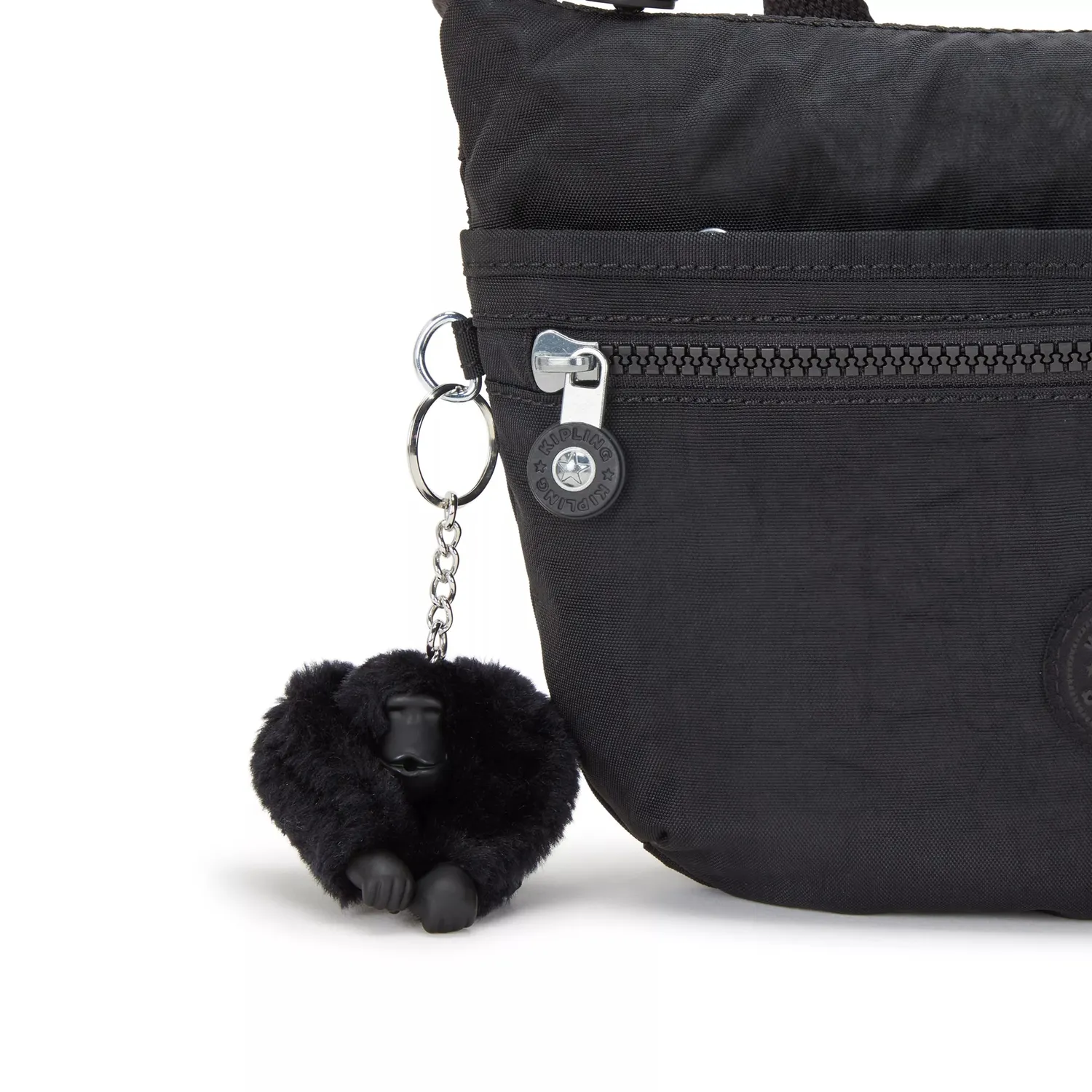 Kipling Arto S schoudertas Black Noir klein zwart