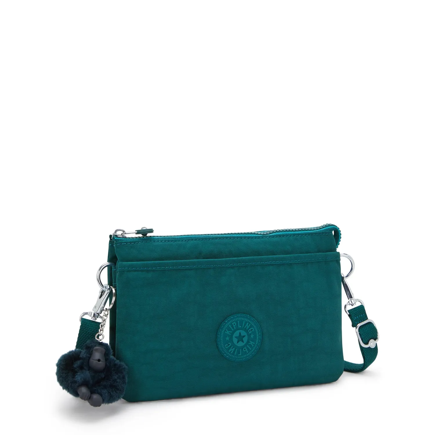 Kipling Riri crossbodytas Klein Tailored Green groen