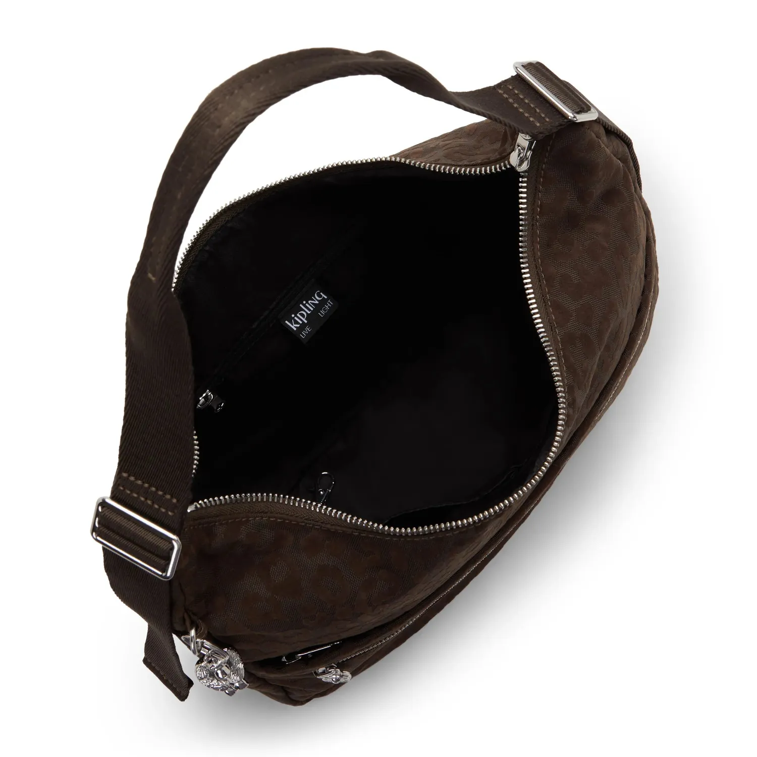 Kipling Khloe Leo schoudertas Soft Leopard groot dierenprint