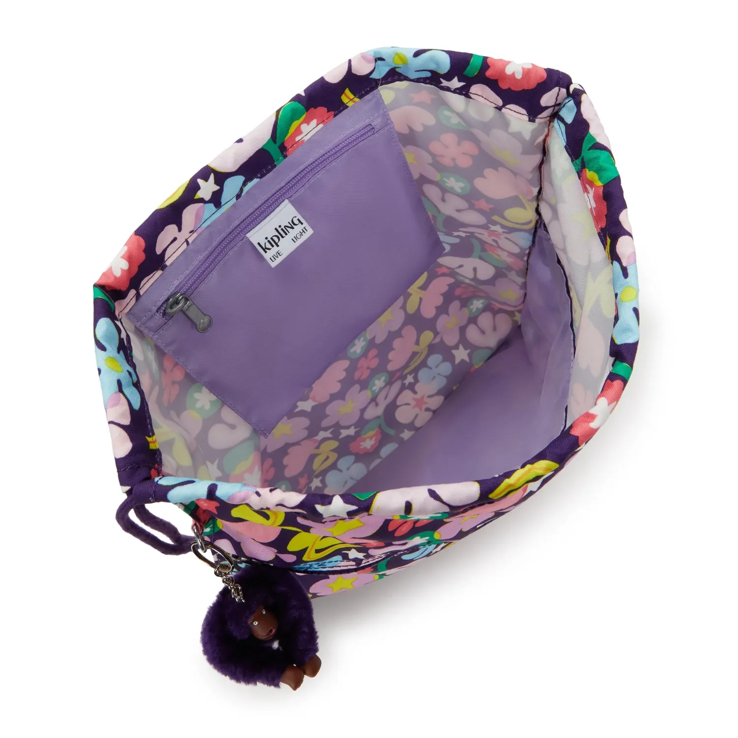 Kipling Supertaboo gymtas Fairy Flower Medium waterafstotend