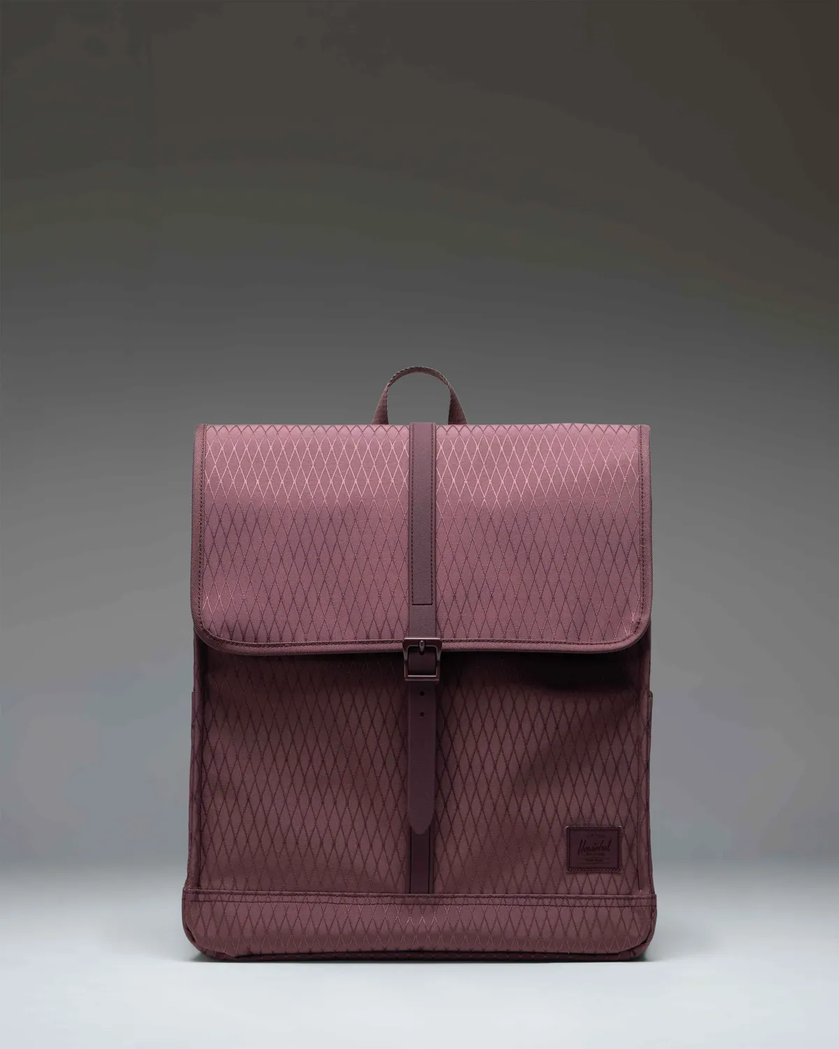 Herschel City rugzak Black gestroomlijnd