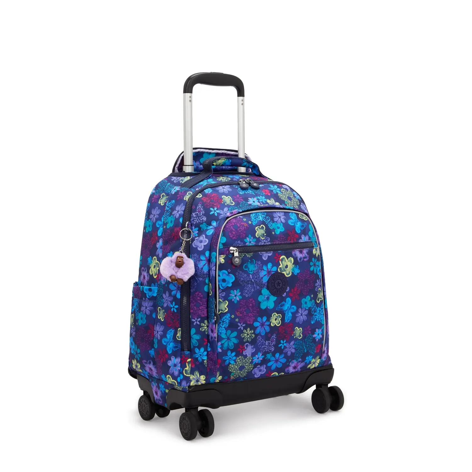 Kipling New Zea Groot rugzak trolley Dark Flower Stamp