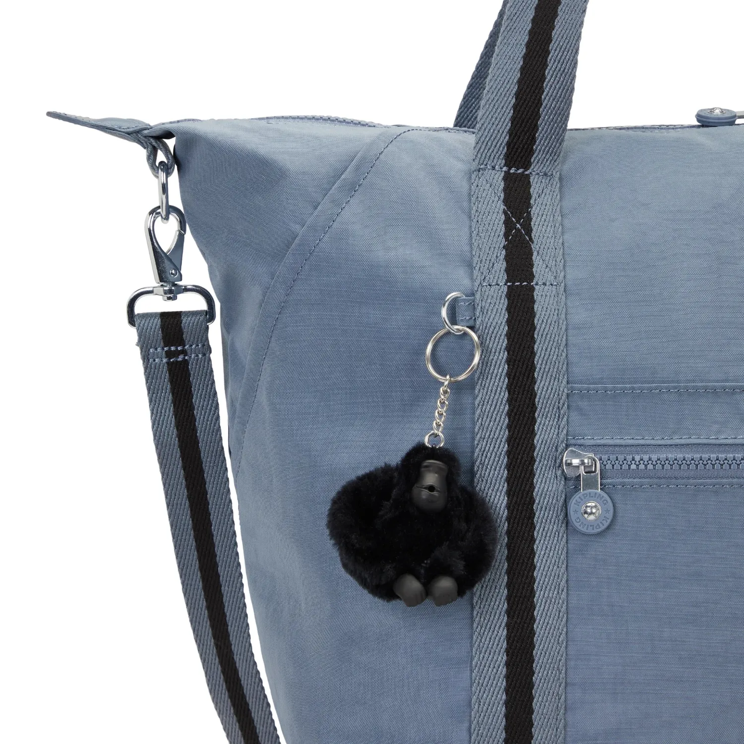 Kipling Art M Weekender reistas Blue Stone groot licht